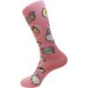 Crazy Dog T-Shirts Cute Cat Socks for Women Fun Socks with Kitties and Sarcastic Humor(Cats Coffee)