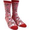 Crazy Dog T-Shirts Cute Cat Socks for Women Fun Socks with Kitties and Sarcastic Humor(Kit Tea)