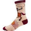 Crazy Dog T-Shirts Cute Cat Socks for Women Fun Socks with Kitties and Sarcastic Humor(Meowdy Purrtner)