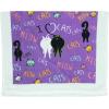 Crazy Dog T-Shirts Easily Distracted by Dogs Funny Puppy Pet Lovers Tea Towel(Cat Lady)