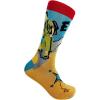 Crazy Dog T-Shirts Explore Socks Funny Outdoor Hiking Camping Casual Footwear (Yellow) – Mens (7-12)