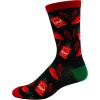 Crazy Dog T-Shirts Funny Awesome Sauce Crew Socks for Men – Hot Sauce Spicy Chili Pepper Design for Food Lovers & Heat Seekers – Novelty Gift for Chefs, Cooks & Grill Masters