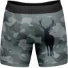 Crazy Dog T-Shirts Funny Fishing and Hunting Boxers for Men Sarcastic Deer Hunting and Fishing Joke Underwear for Guys(Fast Food)