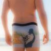 Crazy Dog T-Shirts Funny Fishing and Hunting Boxers for Men Sarcastic Deer Hunting and Fishing Joke Underwear for Guys(Pole Dance)