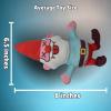 Crazy Dog T-Shirts Funny Gnome Catnip Toy for Cats – Sarcastic Christmas Gnome Design – Soft Plush Kicker for Indoor Play – Stuffed Holiday Novelty for Feline Fun(Elf)