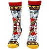 Crazy Dog T-Shirts Funny Poker Socks – Men’s Casino-Themed Dress Crew, Gambling & Playing Card Gift, Novelty Vegas Apparel for Players