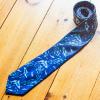 Crazy Dog T-Shirts Funny Ties for Dad Hilarious Graphic Neckties for Fathers Day Cool Dad Ties(Daddy Shark)