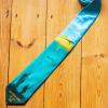 Crazy Dog T-Shirts Funny Ties for Dad Hilarious Graphic Neckties for Fathers Day Cool Dad Ties(Fishing Buddy)
