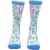 Crazy Dog T-Shirts Funny Wedding Socks for Women Gifts for Bachelorette Parties and Marriages(I Said Yes)