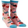 Crazy Dog T-Shirts Funny Wedding Socks for Women Gifts for Bachelorette Parties and Marriages(Keep Calm)