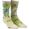Crazy Dog T-Shirts Funny Wedding Socks for Women Gifts for Bachelorette Parties and Marriages(Look at Me)
