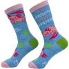 Crazy Dog T-Shirts Funny Womens Socks with Sarcastic Sayings and Cool Designs for Girls(Axolotyl Questions)