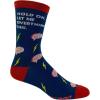 Crazy Dog T-Shirts Funny Womens Socks with Sarcastic Sayings and Cool Designs for Girls(Hold on)