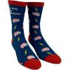Crazy Dog T-Shirts Funny Womens Socks with Sarcastic Sayings and Cool Designs for Girls(Hold on)