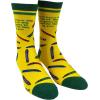 Crazy Dog T-Shirts Funny Womens Socks with Sarcastic Sayings and Cool Designs for Girls(Time Or Crayons)