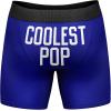 Crazy Dog T-Shirts Funnys Boxers for Dad Fathers Day Briefs Graphic Novelty Underwear for Dad(Coolest Pop)