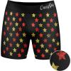 Crazy Dog T-Shirts Funnys Boxers for Dad Fathers Day Briefs Graphic Novelty Underwear for Dad(Dilf)