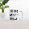 Crazy Dog T-Shirts I’m The Favorite Uncle Coffee Mug Funny Family Brother Ceramic Cup-11oz