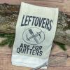 Crazy Dog T-Shirts Just The Tip I Promise Funny Horror Bloody Knife Tea Towel(Leftovers for Quitters)