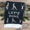 Crazy Dog T-Shirts Just The Tip I Promise Funny Horror Bloody Knife Tea Towel(Lets Bone)
