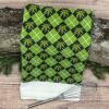 Crazy Dog T-Shirts Lets Get Basted Funny Turkey Dinner Drinking Tea Towel(Argyle Weed)