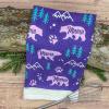 Crazy Dog T-Shirts Mama Bear Funny Cute Tough Best Mom Tea Towel(Mama Bear)