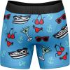 Crazy Dog T-Shirts Mens Boats and Hoes Boxer Briefs Funny Sarcastic Graphic Novelty Gift Underwear for Guys(Blue)