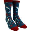 Crazy Dog T-Shirts Men’s Dad Socks Funny Fathers Day Graphic Novelty Footwear(Tools Pattern)