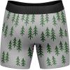 Crazy Dog T-Shirts Mens Free Hugs Boxer Briefs Funny Bear Graphic Novelty Gag Underwear for Guys(Grey)