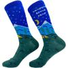 Crazy Dog T-Shirts Mens Funny Camping Socks With Awesome Graphics Hiking Socks for Men(Gonna Camp)