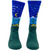 Crazy Dog T-Shirts Mens Funny Camping Socks With Awesome Graphics Hiking Socks for Men(Gonna Camp)
