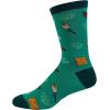 Crazy Dog T-Shirts Mens Funny Camping Socks With Awesome Graphics Hiking Socks for Men(Smores Not Wars)