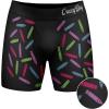 Crazy Dog T-Shirts Mens I Dont Have The Time Or The Crayons to Explain This Boxer Briefs Funny Underwear(Black)