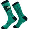 Crazy Dog T-Shirts Mens Sarcastic Socks Funny Crew Footwear for Adults(Bear Attack Tip)