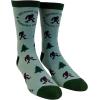 Crazy Dog T-Shirts Mens Sarcastic Socks Funny Crew Footwear for Adults(Distancing Champ)