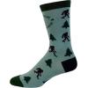 Crazy Dog T-Shirts Mens Sarcastic Socks Funny Crew Footwear for Adults(Distancing Champ)