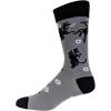 Crazy Dog T-Shirts Mens Sarcastic Socks Funny Crew Footwear for Adults(Kitty Kung Fu)