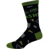 Crazy Dog T-Shirts Mens Sarcastic Socks Funny Crew Footwear for Adults(Remind Me)