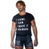 Crazy Dog T-Shirts Professional Crop Duster Mens Boxers Funny Stinky Fart Bathroom Humor Hilarious Novelty Underwear(Black)