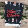 Crazy Dog T-Shirts The Secret Ingredient is Resentment Funny Bitter Kitchen Cook Tea Towel(Coffee Less Murdery)
