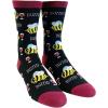 Crazy Dog T-Shirts Womens Animal Socks Cute Funny Socks with Fun Animals and Sarcastic Sayings(Buzzed)