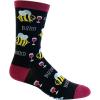 Crazy Dog T-Shirts Womens Animal Socks Cute Funny Socks with Fun Animals and Sarcastic Sayings(Buzzed)
