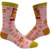 Crazy Dog T-Shirts Womens Animal Socks Cute Funny Socks with Fun Animals and Sarcastic Sayings(Cat Mom)