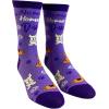 Crazy Dog T-Shirts Womens Animal Socks Cute Funny Socks with Fun Animals and Sarcastic Sayings(Namaste Dog)