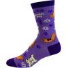 Crazy Dog T-Shirts Womens Animal Socks Cute Funny Socks with Fun Animals and Sarcastic Sayings(Namaste Dog)