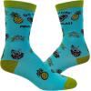 Crazy Dog T-Shirts Womens Animal Socks Cute Funny Socks with Fun Animals and Sarcastic Sayings(Pina Koala)