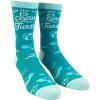 Crazy Dog T-Shirts Womens Animal Socks Cute Funny Socks with Fun Animals and Sarcastic Sayings(Skip the Straw)