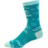Crazy Dog T-Shirts Womens Animal Socks Cute Funny Socks with Fun Animals and Sarcastic Sayings(Skip the Straw)
