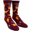 Crazy Dog T-Shirts Womens Animal Socks Cute Funny Socks with Fun Animals and Sarcastic Sayings(Wine and Cat)