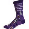 Crazy Dog T-Shirts Womens Animal Socks Cute Funny Socks with Fun Animals and Sarcastic Sayings(Wine and Dog V2)